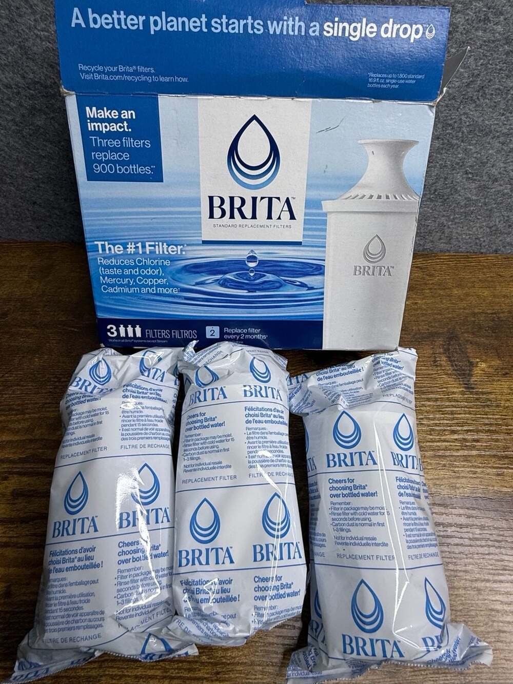 Brita Standard Replacement Water Filters 3 Pack